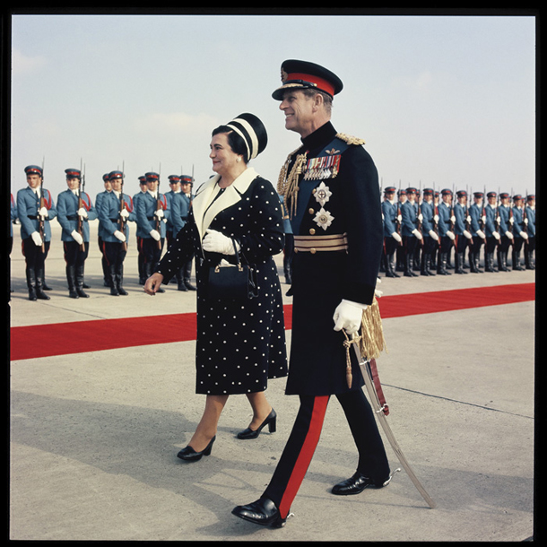Z angleškim princem Filipom leta 1972 v Beogradu