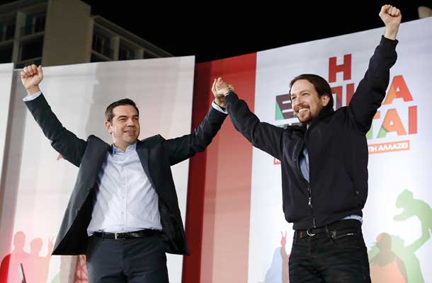 Nova internacionala: Cipras (grška Siriza) in Iglesias (španski Podemos) 