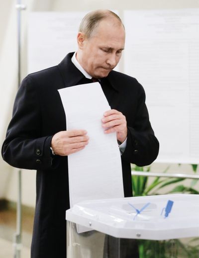 Predsednik Putin pred volilno skrinjo 