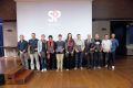 Komisija in zmagovalci natečaja Slovenia Press Photo 2017, Cankarjev klub, LJ