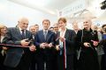 Premier Miro Cerar in podpredsednica hrvaške vlade Martina Dalić na odprtju hrvaškega paviljona na celjskem obrtnem sejmu