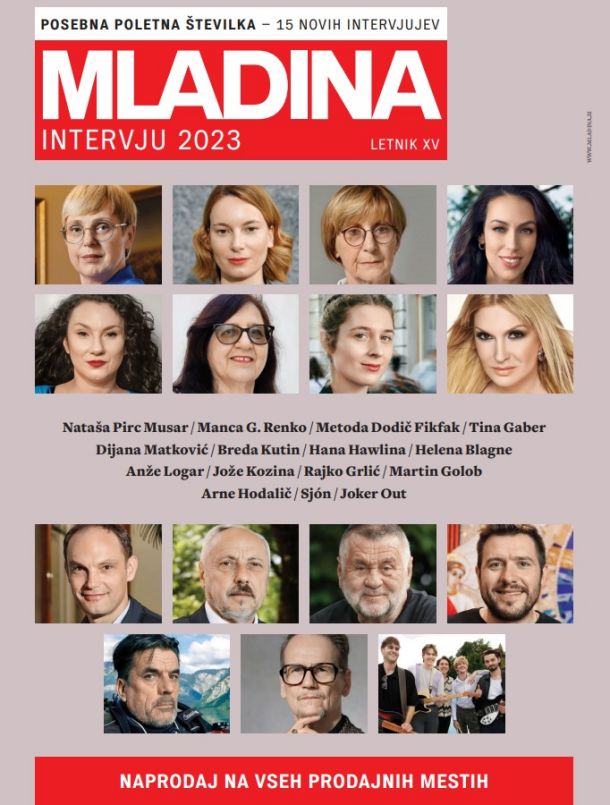 Posebna številka Mladine INTERVJU 2023 je že na voljo pri prodajalcih časopisov in v naši spletni trgovini