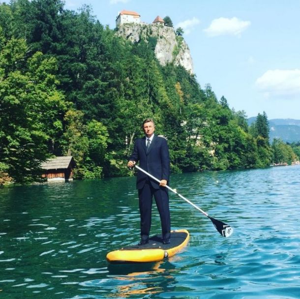 Ena bolj odmevnih objav Boruta Pahorja na Instagramu