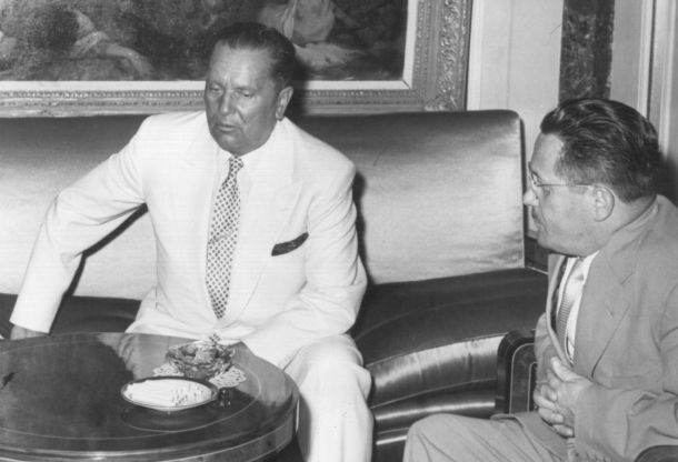 Prva človeka socialistične Jugoslavije: Josip Broz - Tito in Edvard Kardelj