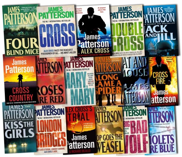 Knjižne uspešnice o Alexu Crossu, ki jih je napisal trenutno najbolje plačani pisatelj na svetu.