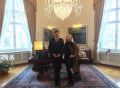Pahor in pevka Helena Blagne, ki jo je poimenoval kar "prva dama slovenske glasbe". 
