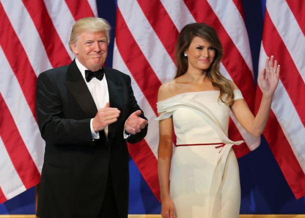 Ameriški predsedniški par: Donald in Melania Trump
