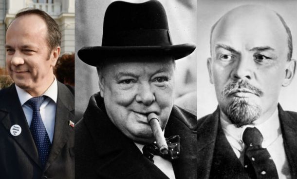 Grims, Churchill, Lenin