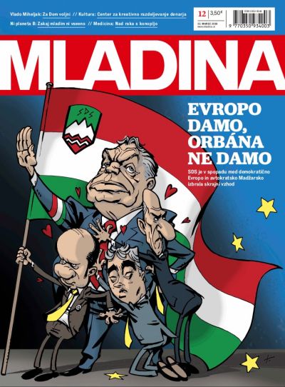 Originalna naslovnice 12. številke Mladine