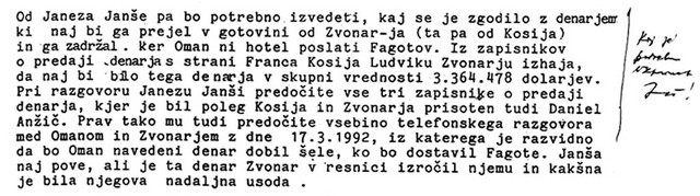 Trije koraki odločitve - Kako je tožilec najprej zahteval zaslišanje Janeza Janše, pozneje pa se je premislil- Zahteva za dopolnitev preiskave (da naj se zasliši tudi Janez Janša), ki jo je kriminalistom v zvezi z 