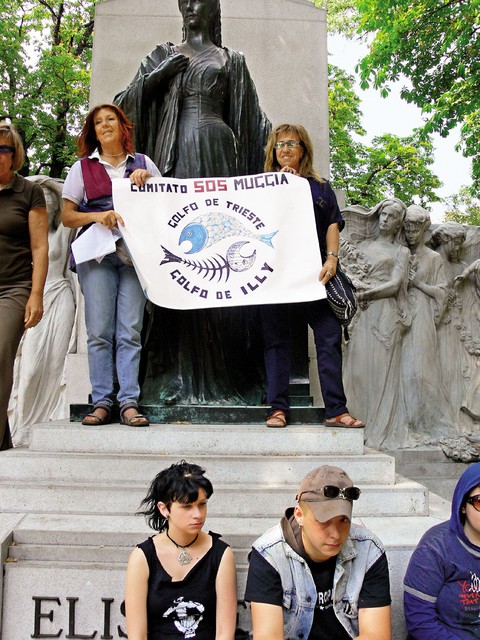 Več plina, manj rib: demonstracije v Trstu