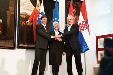 Trojka SHS: Pahor, Kosor, Tadić