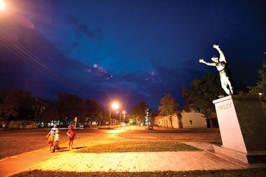 Žitište by night: osamljeni Rocky