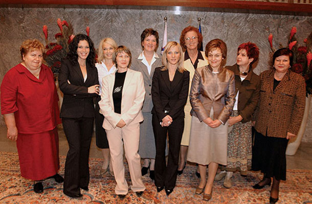 Ženska kvota državnega zbora v letu 2004.