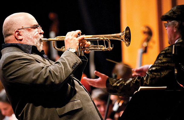 Jazz trobentač Randy Brecker z orkestrom mladih glasbenikov iz SLO, HR in A,  Kulturzentrum Leibnitz (A) 