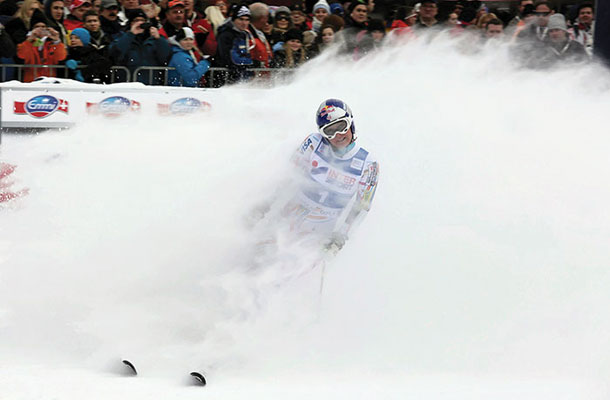 Slalomistka Lindsay Vonn, ženski slalom, Kranjska Gora