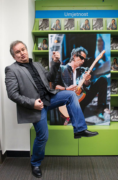 Avtor Brian Rasic, fotograf Rolling Stonesov, razstava fotografij Keitha Richardsa, Profil megastore, Zagreb (HR)
