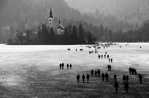 Foto tedna: Nedeljsko vzdušje na (B)ledu