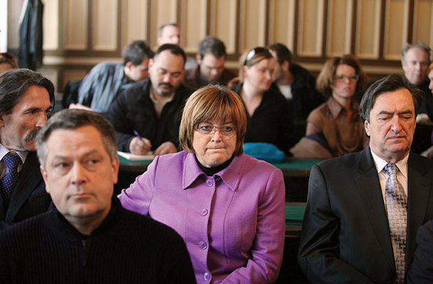 Foto tedna: Nekdanja glavna direktorica gradbenega podjetja Vegrad Hilda Tovšak na sojenju v zadevi Čista lopata, Ljubljana