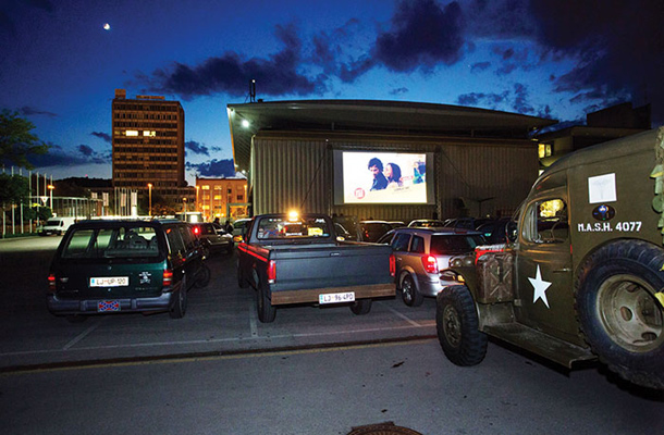 Drive-in kino, Kinodvor in Muza 2012, Gospodarsko razstavišče, Ljubljana