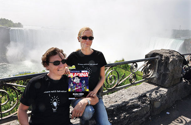 Andrej & Jasna, Niagarski slapovi, Kanada / Foto Tomaž