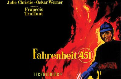 Plakat za film Fahrenheit 451 iz leta 1966