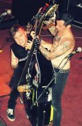 Psychobilly punk trio Koffin Kats (Detroit, ZDA), KSET, Zagreb, HR 