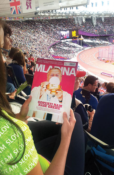 Olimpijski stadion, London, VB / Foto Darija Mežnar Steklasa