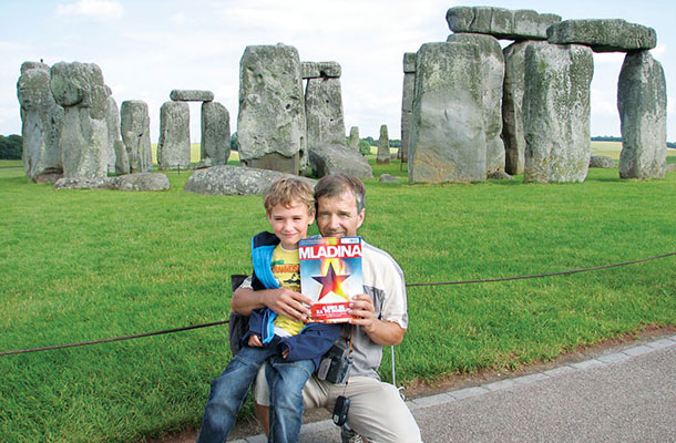 Nejc, Stonehenge, VB  / Foto Tomaž