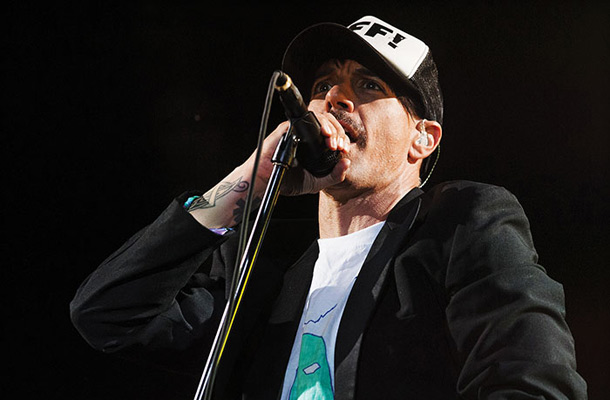 Pevec Anthony Kiedis, koncert Red Hot Chili Peppers, Hipodrom, ZG, HR 