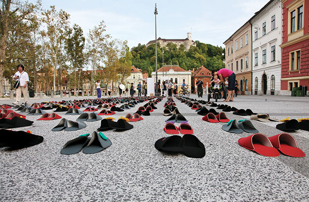 Dogodek ob svetovnem dnevu preprečevanja samomora, Kongresni trg, Ljubljana