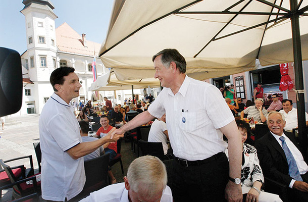Pahor in Türk v Mariboru