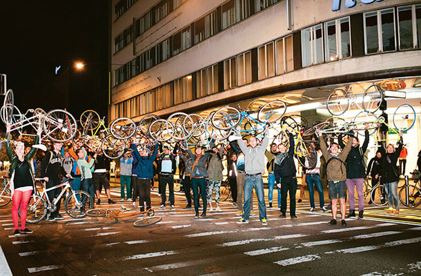 Muslauf predstavlja ’Cycle Me Home’, zaključek s skupinsko nočno vožnjo, Ljubljana