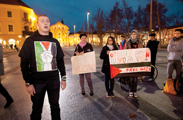 Demonstracije za pravičnost in mir v svobodni Palestini, Ljubljana