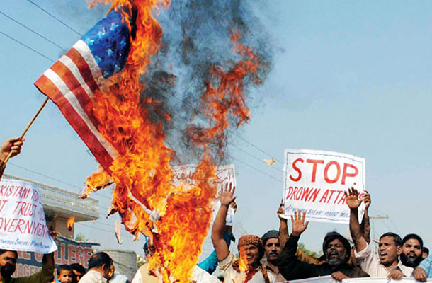 Protesti v Pakistanu proti napadom z brezpilotnimi letali