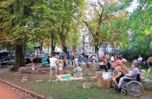 Živahno dogajanje v Parku Tabor