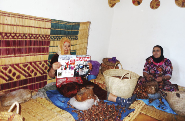 Proizvodnja arganovega olja, Maroko / Foto Karmen