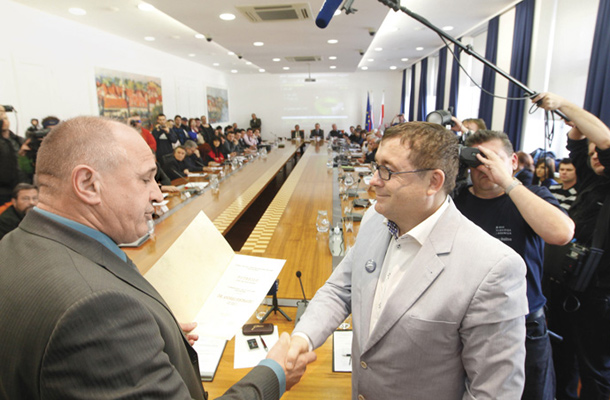 Inavguracijska seja novega mariborskega župana dr. Andreja Fištravca  