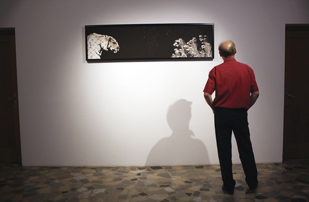 Herman Pivk: Noč na oknu, otvoritev razstave, Umetnostna galerija Maribor 
