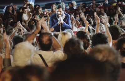 Režiser Matteo Oleotto na Zoranovi premieri.