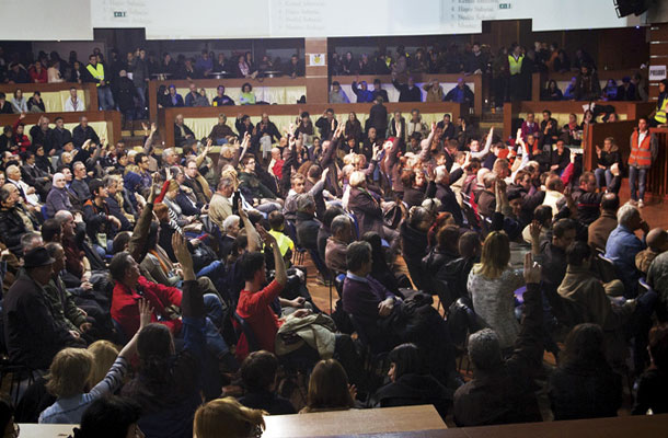 Plenum prebivalcev Sarajeva 23. februarja 2014