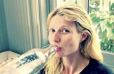 Selfi nenaličene Gwyneth Paltrow.