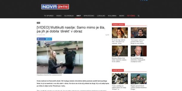 Nova24TV je objavila posnetek nasilja. Napadov na ženske v videoposnetku niso zagrešili migranti, temveč je šlo za starejšo igro »knockout game«.