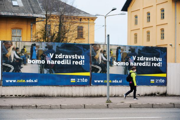 SDS je že začela s predvolilno kampanjo, ki pa ni zastonj:  Slovenijo so polepili s plakati 