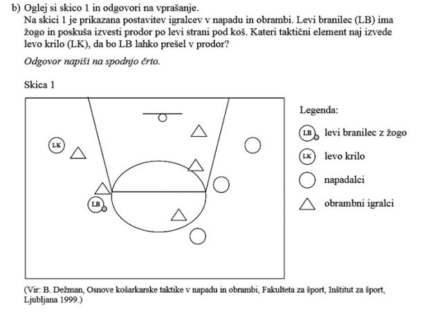 Naloga iz nacionalnega preverjanja znanja leta 2009, ki so jo izpostavili v Odmevih./ Vir: RIC