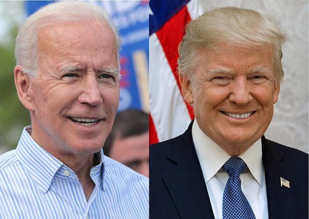 Joe Biden in Donald Trump