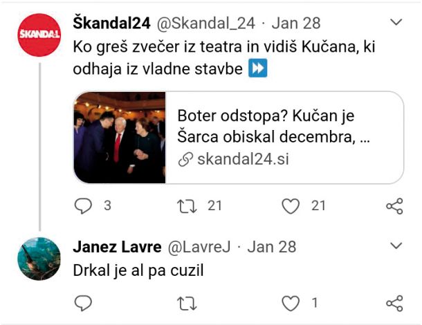 Eden izmed neprimernih zapisov direktorja slovenjegraške bolnišnice Janeza Lavreta, zaradi katerih je moral pred letom dni zapustiti položaj.