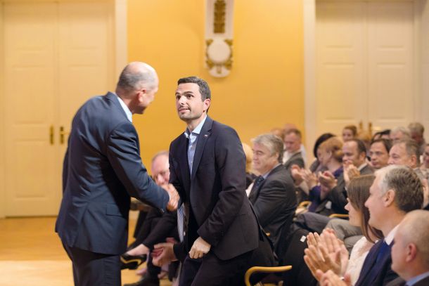 Predsednik vlade Janez Janša in njegov minister Matej Tonin