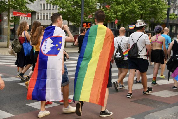 Utrinek z letošnje parade ponosa v Ljubljani