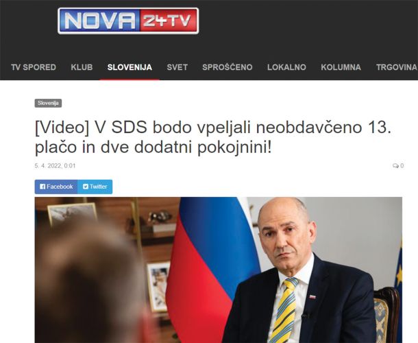 Bivši predsednik vlade je pred aprilskimi volitvami obljubljal neobdavčeno 13. plačo in dve dodatni pokojnini. Gospodarstvo se takrat ni odzvalo niti približno tako, kot ko je to predlagal vodja Levice Luka Mesec.